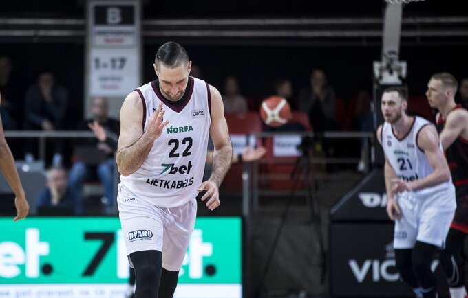 G.Orelikui įspūdį paliko „Crvena Zvezda“ namų arena (LKL nuotr.)