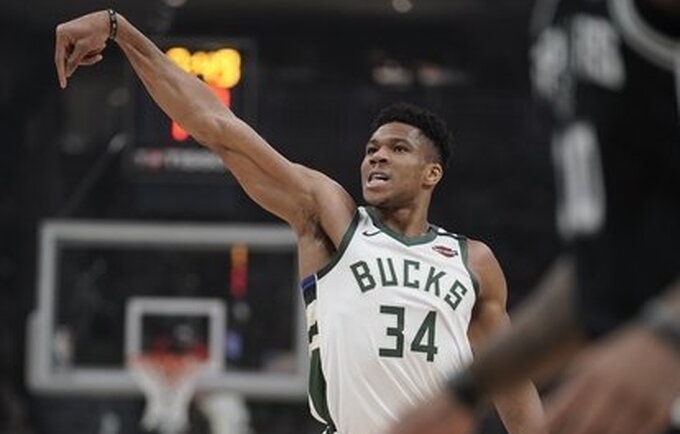 G.Antetokounmpo surinko 32 taškus (Scanpix nuotr.)