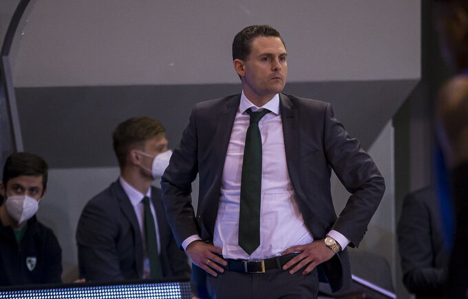 M.Schilleris pasidalino mintimis apie mačą su „Chimki“ (BNS nuotr.)
